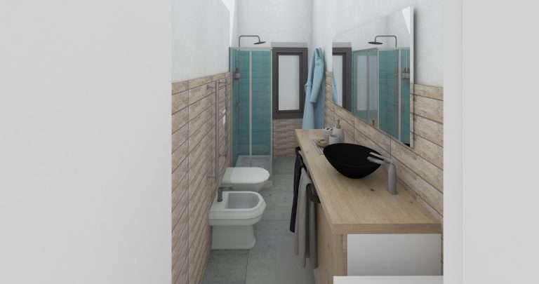Rendering di un bagno