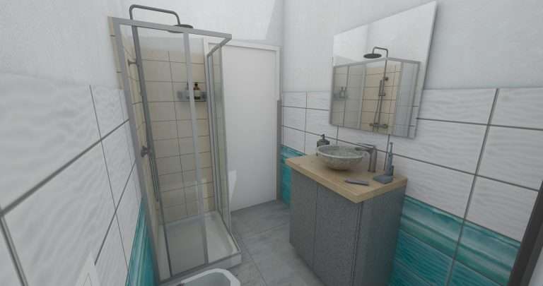 Rendering di un bagno