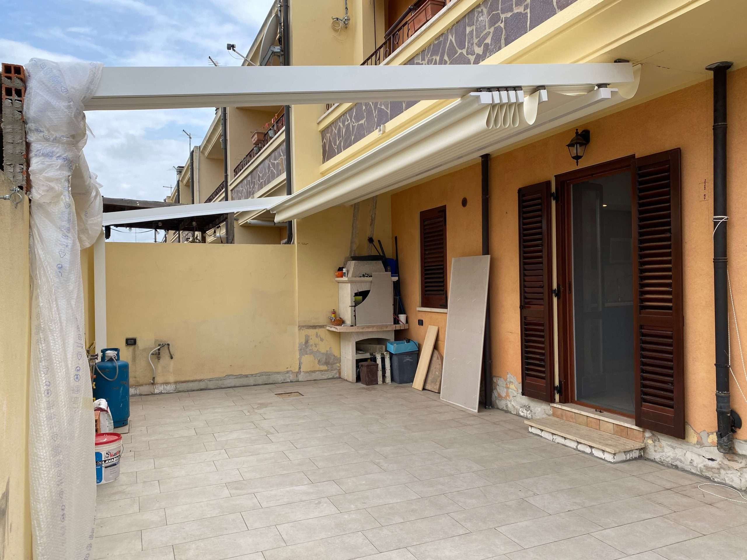 Ristrutturazione di un area esterna in una casa privata a Decimoputzu progettata dall'Ingegnere Valeria Siddi