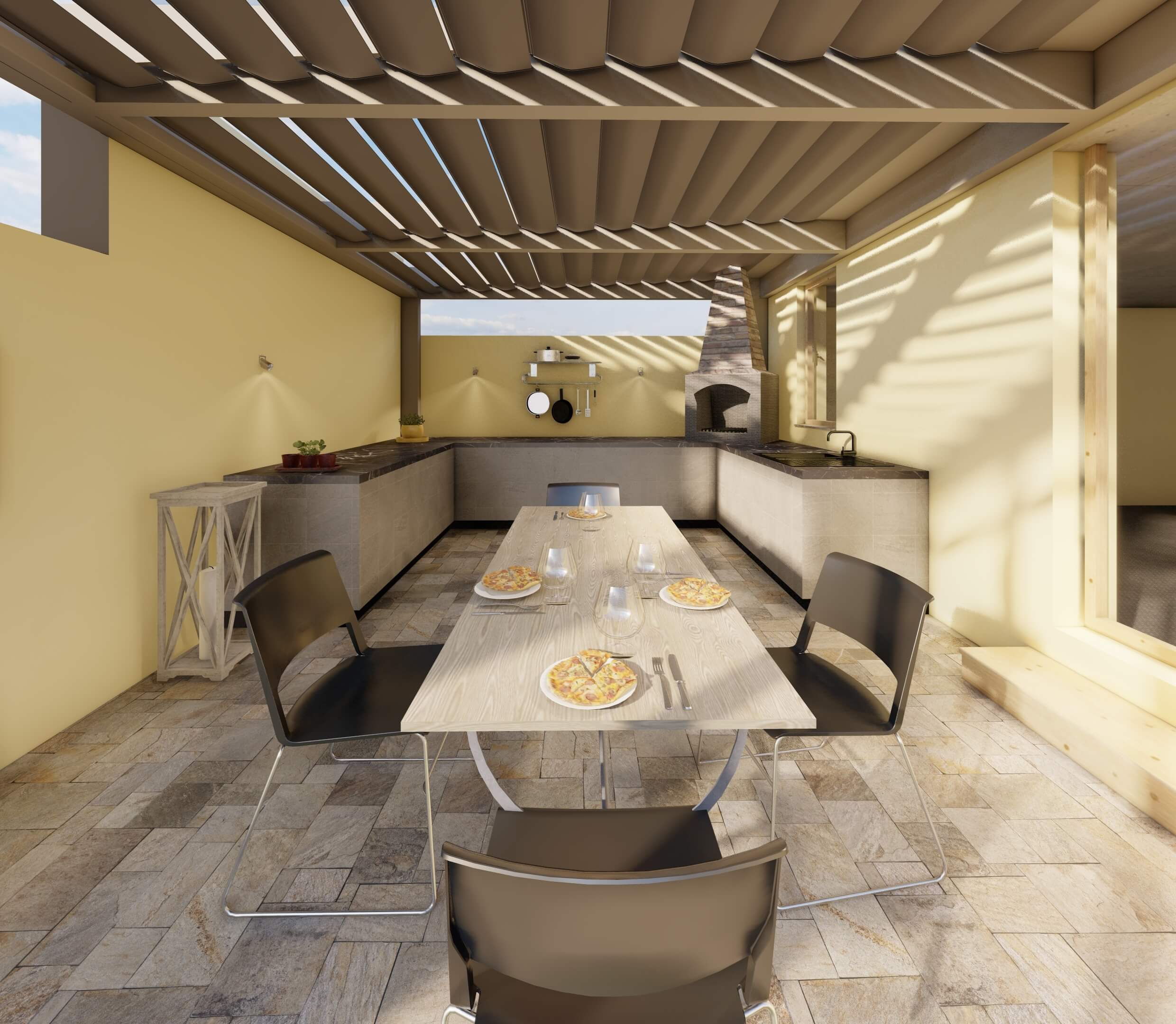 Rendering realizzato dall'Ingegnere Valeria Siddi